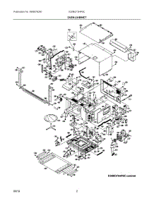 02 - Oven,Cabinet parts for Electrolux Microwave E30MO75HPSC from AppliancePartsPros.com