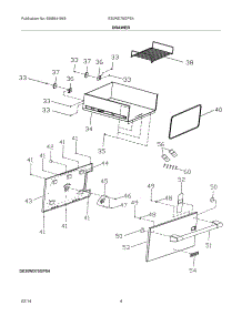 05 - Drawer parts for Electrolux Warming Drawer E30WD75GPS4 from AppliancePartsPros.com