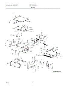 03 - Body parts for Electrolux Warming Drawer E30WD75GSS3 from AppliancePartsPros.com