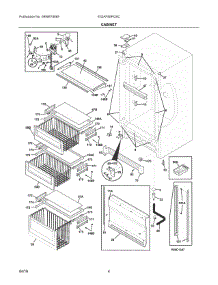 03 - Cabinet parts for Electrolux Freezer E32AF85PQSC from AppliancePartsPros.com