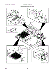 05 - Compressor Compartment parts for Electrolux Wine & Beverage Cooler EI24BL10QS0 from AppliancePartsPros.com