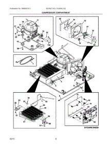 05 - Compressor Compartment parts for Electrolux Wine Cooler EI24WC10QS0 from AppliancePartsPros.com