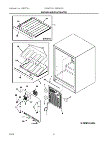 04 - Shelves And Evaporator parts for Electrolux Wine Cooler EI24WL10QS0 from AppliancePartsPros.com