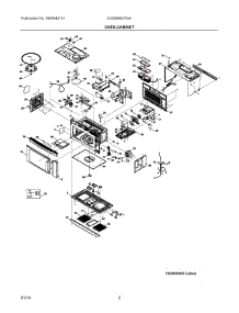 02 - Oven, Cabinet parts for Electrolux Microwave EI30BM6CPSA from AppliancePartsPros.com