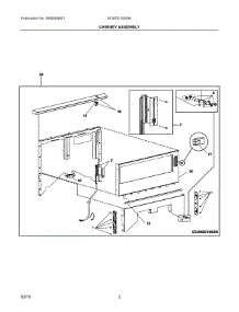 02 - Chimney Assembly parts for Electrolux Hood EI30DD10KSB from AppliancePartsPros.com