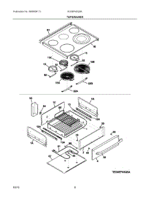 04 - Top / Drawer parts for Electrolux Range EI30EF45QSA from AppliancePartsPros.com