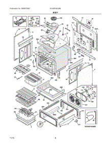03 - Body parts for Electrolux Range EI30EF45QSB from AppliancePartsPros.com