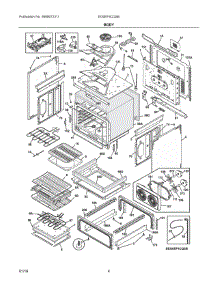 03 - Body parts for Electrolux Range EI30EF4CQSB from AppliancePartsPros.com
