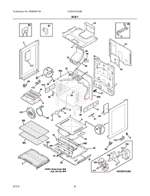 04 - Body parts for Electrolux Range EI30GF35JSB from AppliancePartsPros.com
