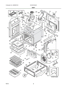 04 - Body parts for Electrolux Range EI30GF45QSA from AppliancePartsPros.com