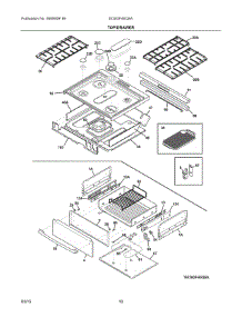 05 - Top / Drawer parts for Electrolux Range EI30GF45QSA from AppliancePartsPros.com