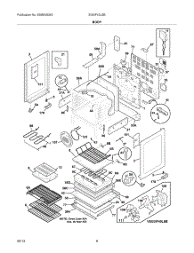07 - Body parts for Electrolux Range EI30IF40LSB from AppliancePartsPros.com