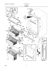 03 - Cabinet parts for Electrolux Freezer EI32AF80QSA from AppliancePartsPros.com