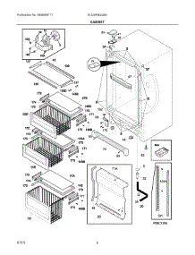03 - Cabinet parts for Electrolux Freezer EI32AF80QSB from AppliancePartsPros.com