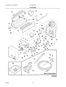 05 - Ice Maker parts for Electrolux Freezer EI32AF80QSC from AppliancePartsPros.com