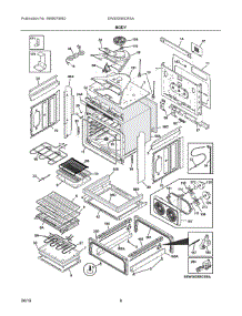 04 - Body parts for Electrolux Range EW30DS8CRSA from AppliancePartsPros.com
