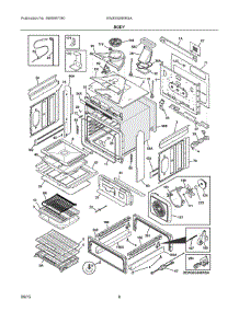 04 - Body parts for Electrolux Range EW30GS80RSA from AppliancePartsPros.com
