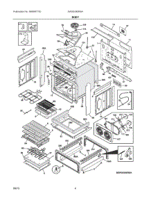 03 - Body parts for Electrolux Range EW30IS80RSA from AppliancePartsPros.com