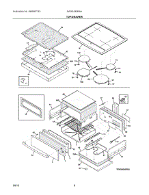 04 - Top / Drawer parts for Electrolux Range EW30IS80RSA from AppliancePartsPros.com