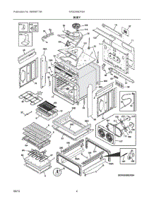 03 - Body parts for Electrolux Range EW30IS8CRSA from AppliancePartsPros.com