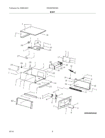 03 - Body parts for Electrolux Warming Drawer EW30WD55QS0 from AppliancePartsPros.com