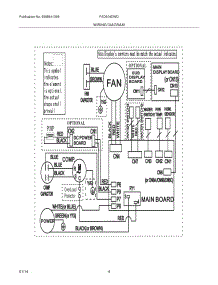 04 - Wiring Diagram parts for Frigidaire Dehumidifier FAD504DWD11 from AppliancePartsPros.com