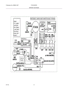 04 - Wiring Diagram parts for Frigidaire Dehumidifier FAD504DWD5 from AppliancePartsPros.com