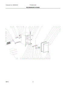 02 - Recommended Spares parts for Electrolux Wine Cooler FFBC46C2QS0 from AppliancePartsPros.com