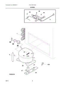 04 - System parts for Electrolux Freezer FFCH15M1NW4 from AppliancePartsPros.com