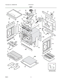 03 - Body parts for Electrolux Range FFED3015PBB from AppliancePartsPros.com
