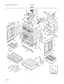 03 - Body parts for Electrolux Range FFED3025PBC from AppliancePartsPros.com