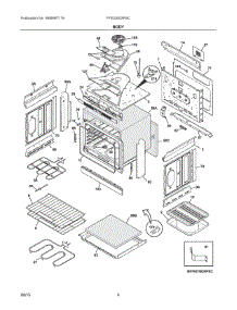03 - Body parts for Electrolux Range FFED3025PSC from AppliancePartsPros.com