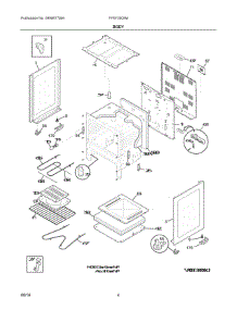 03 - Body parts for Electrolux Range FFEF3005MQF from AppliancePartsPros.com