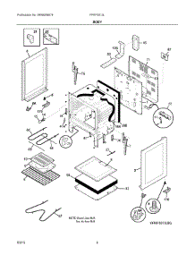 03 - Body parts for Electrolux Range FFEF3013LBH from AppliancePartsPros.com