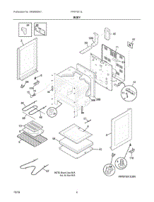 03 - Body parts for Electrolux Range FFEF3013LBJ from AppliancePartsPros.com