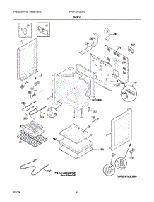03 - Body parts for Electrolux Range FFEF3043LSN from AppliancePartsPros.com