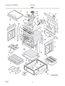 03 - Body parts for Electrolux Range FFES3015PBE from AppliancePartsPros.com
