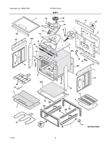 03 - Body parts for Electrolux Range FFES3015PSA from AppliancePartsPros.com