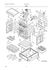 03 - Body parts for Electrolux Range FFES3015PSC from AppliancePartsPros.com