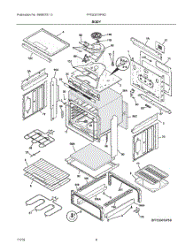 03 - Body parts for Electrolux Range FFES3015PSD from AppliancePartsPros.com