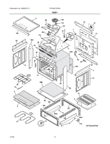 03 - Body parts for Electrolux Range FFES3015PSE from AppliancePartsPros.com