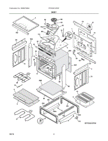 03 - Body parts for Electrolux Range FFES3015PSF from AppliancePartsPros.com