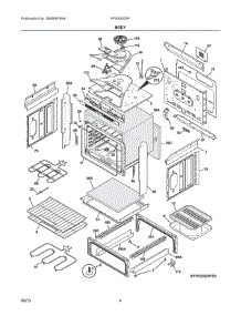 03 - Body parts for Electrolux Range FFES3025PSF from AppliancePartsPros.com