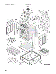 03 - Body parts for Electrolux Range FFES3025PSG from AppliancePartsPros.com