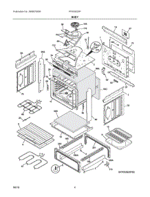 03 - Body parts for Electrolux Range FFES3025PWG from AppliancePartsPros.com