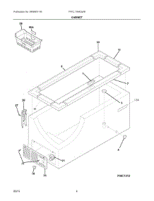 03 - Cabinet parts for Electrolux Freezer FFFC11M4QWB from AppliancePartsPros.com