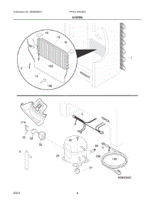 04 - System parts for Electrolux Freezer FFFH21F6QWA from AppliancePartsPros.com