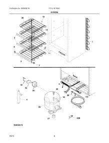 04 - System parts for Electrolux Freezer FFFU14F1RW1 from AppliancePartsPros.com