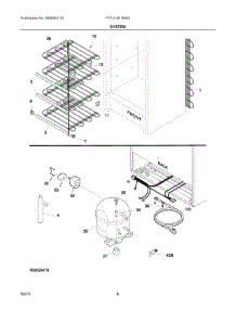 04 - System parts for Electrolux Freezer FFFU14F1RW4 from AppliancePartsPros.com