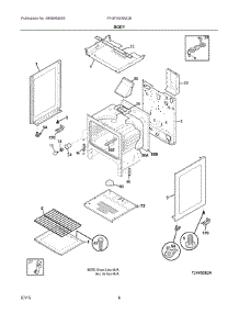 04 - Body parts for Electrolux Range FFGF3005MQB from AppliancePartsPros.com